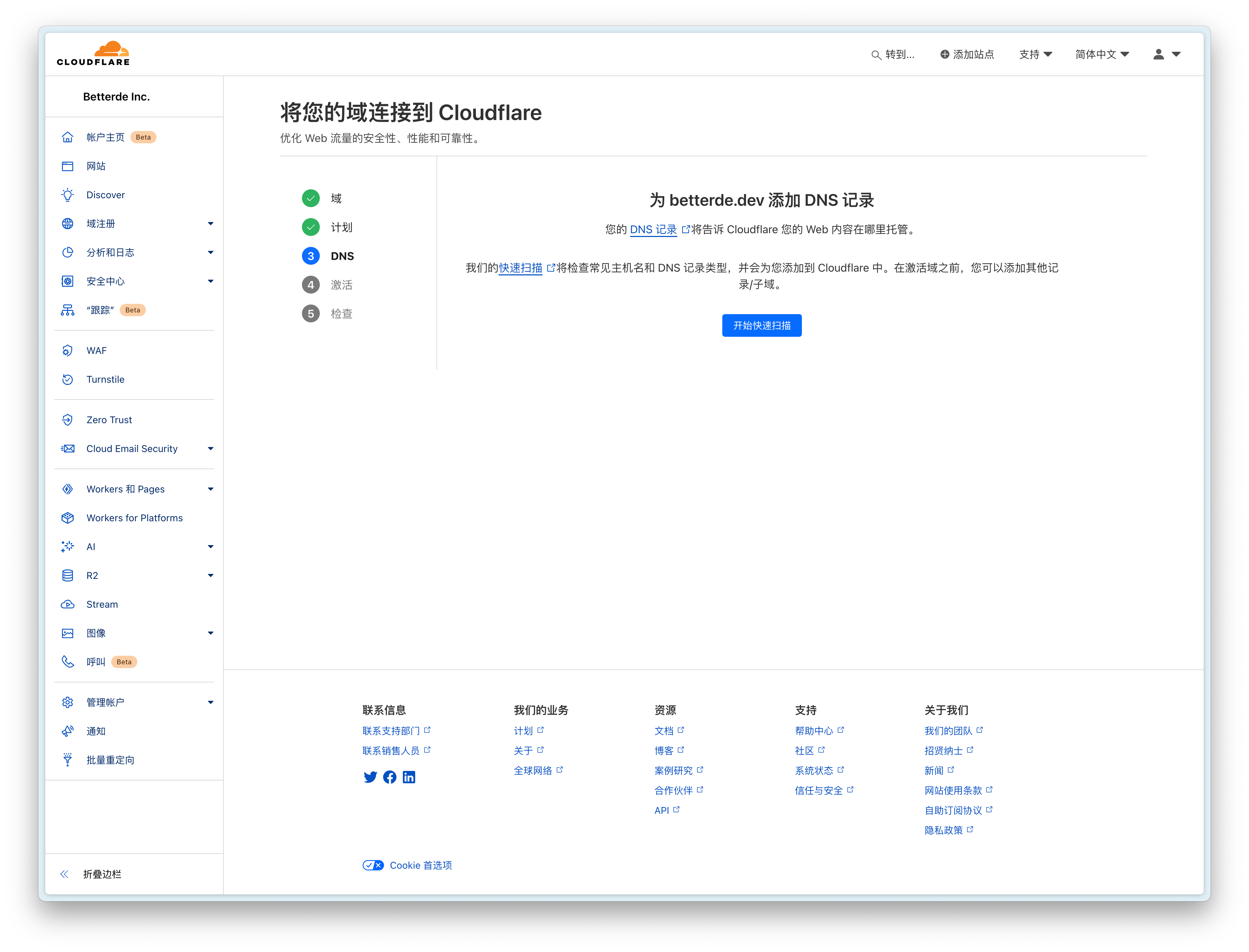 Scan Domain Records