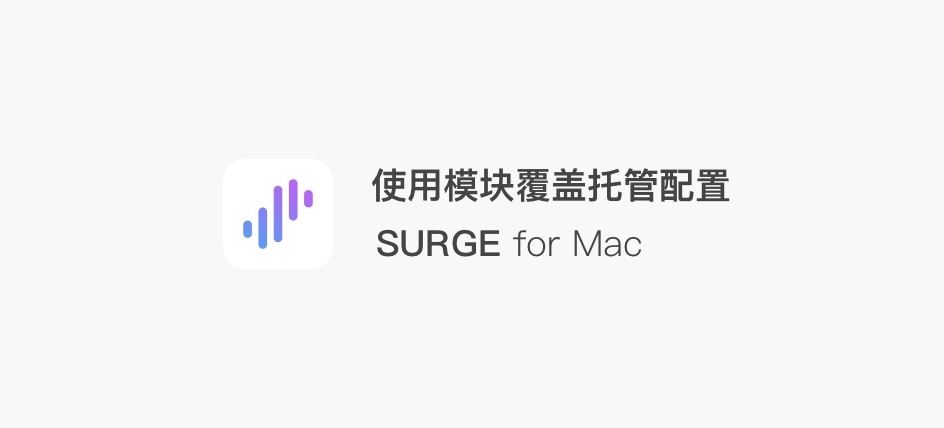 Surge 使用 Module 覆盖托管配置